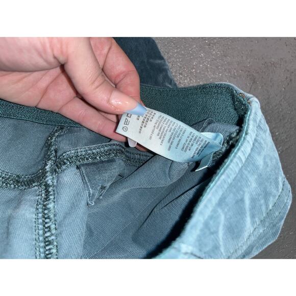 We The Free Jayden Pants Size 26 Green High Rise Flare Corduroy Hippie 70s Retro - Picture 7 of 8